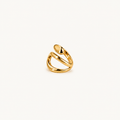 Gold Bypass Ring