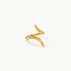 Gold Sculptural Wrap Ring