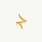 Gold Sculptural Wrap Ring