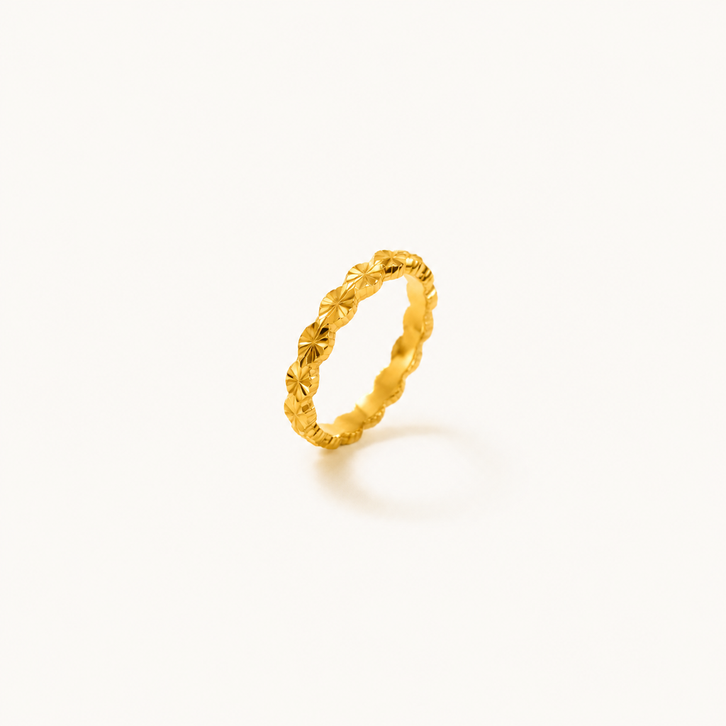 Gold Stardust Ring
