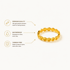 Gold Stardust Ring
