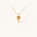 Gold Melting Heart Necklace